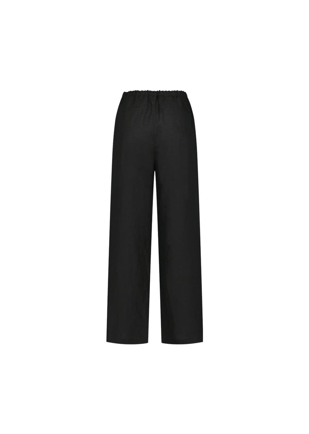 Amomento - Linen Banding Pants (Black) product image 6 | TRAB K-Fashion Australia
