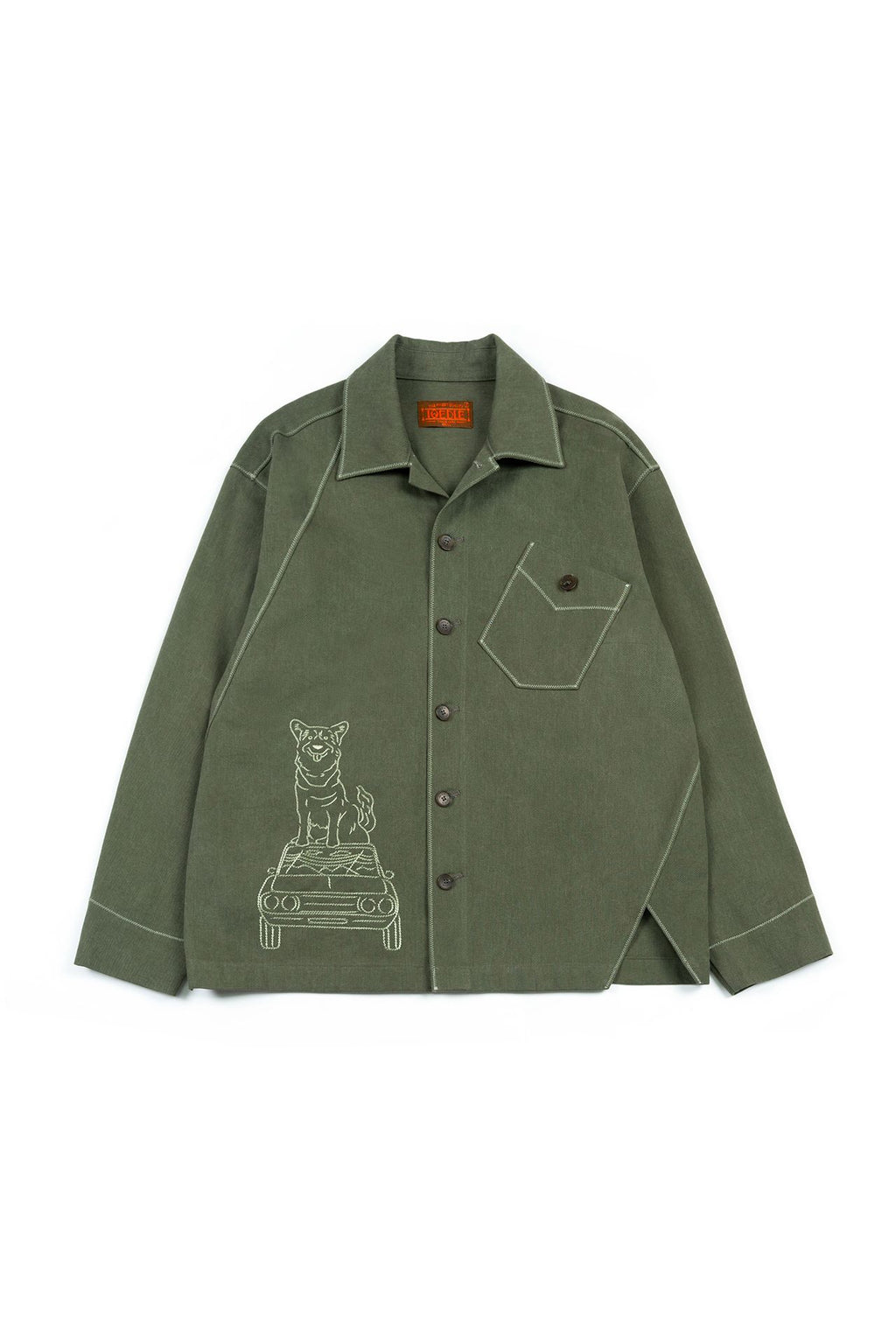 Ioedle - Diagonal Landscape Shirt (Green) product image 2 | TRAB K-Fashion Australia