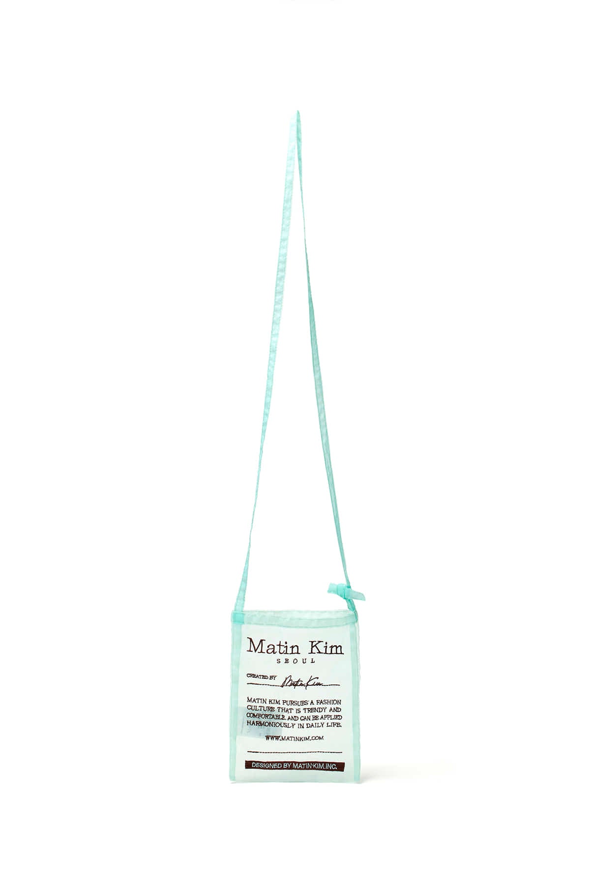 Matin Kim - Organza Mini Cross Bag (Mint) product image 1 | TRAB K-Fashion Australia