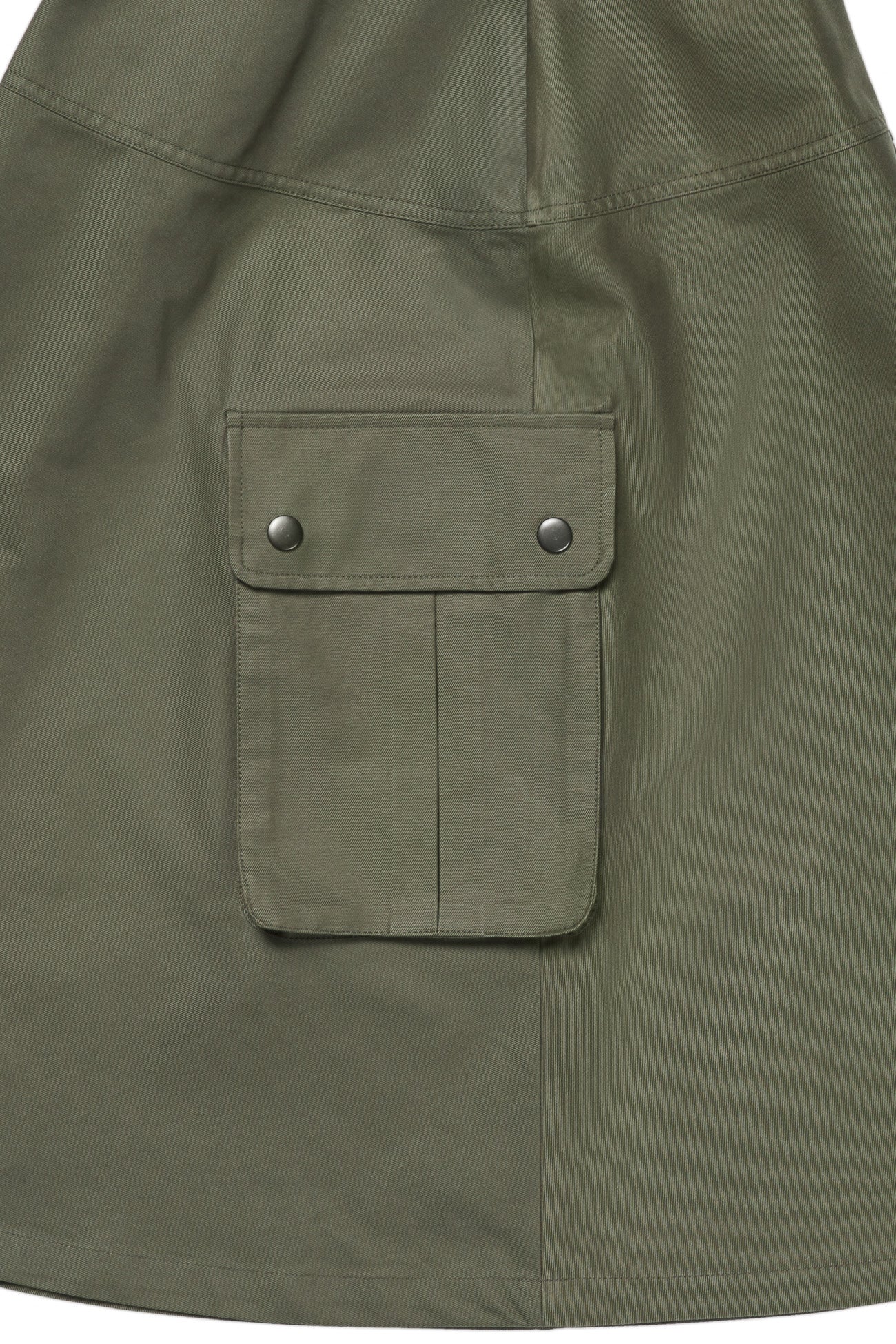 Deinet - Double Layered Waist Skirt (Khaki) product image 16 | TRAB K-Fashion Australia