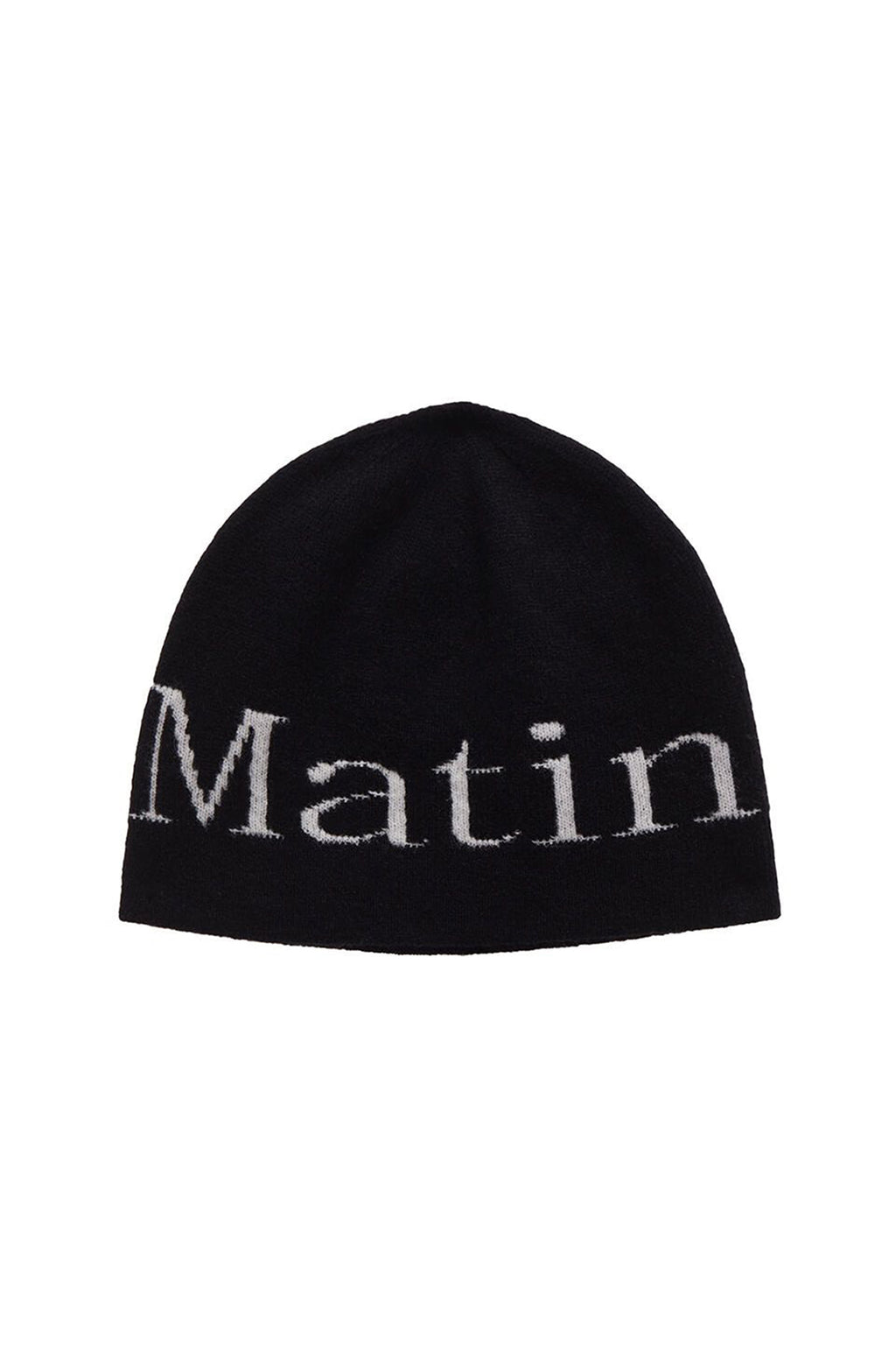 Matin Kim - Logo Jacquard Short Beanie (White) product image 11 | TRAB K-Fashion Australia