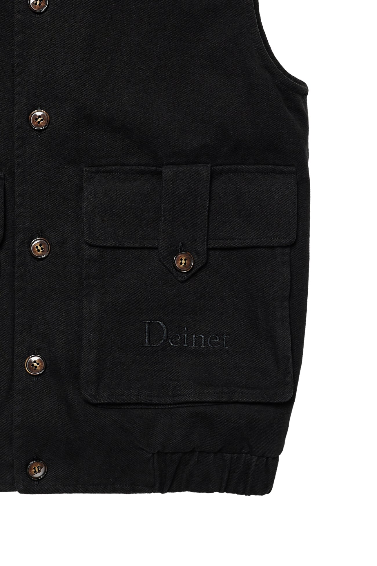 Deinet - Deinet Multi Pocket Cotton Vest (Black) product image 14 | TRAB K-Fashion Australia