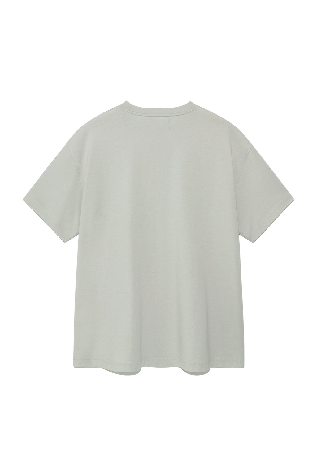 Matin Kim - Pairing Logo Printing Top (Light Grey) product image 2 | TRAB K-Fashion Australia