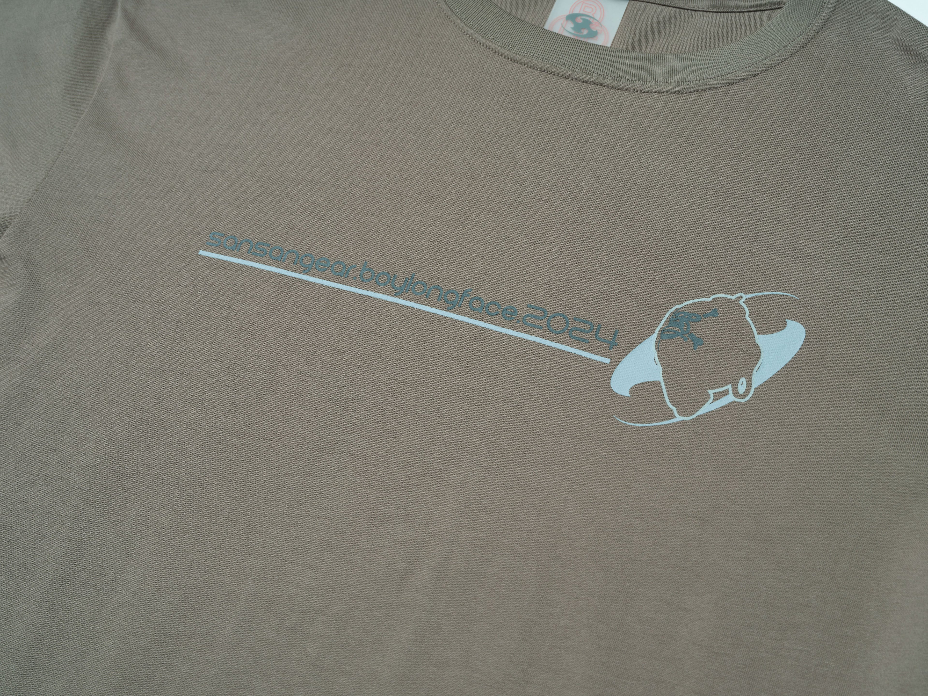 San San Gear - Sansan Blf Logo T-Shirt Brown product image 4 | TRAB K-Fashion Australia