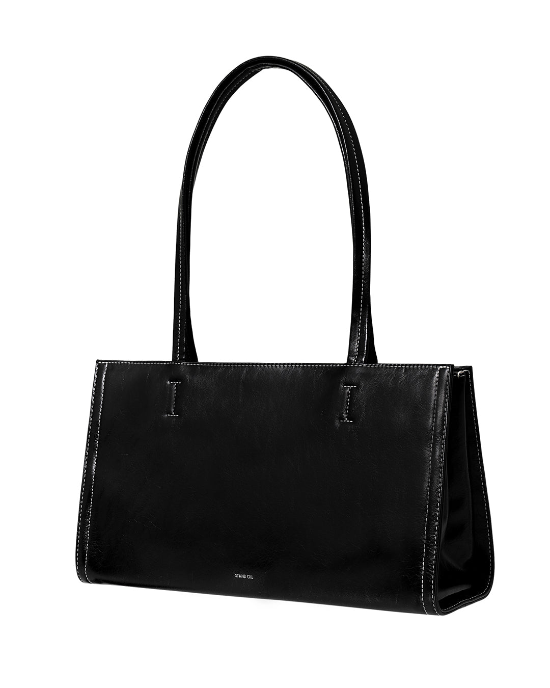 Stand Oil - Oblong bag (Black) product image 2 | TRAB K-Fashion Australia