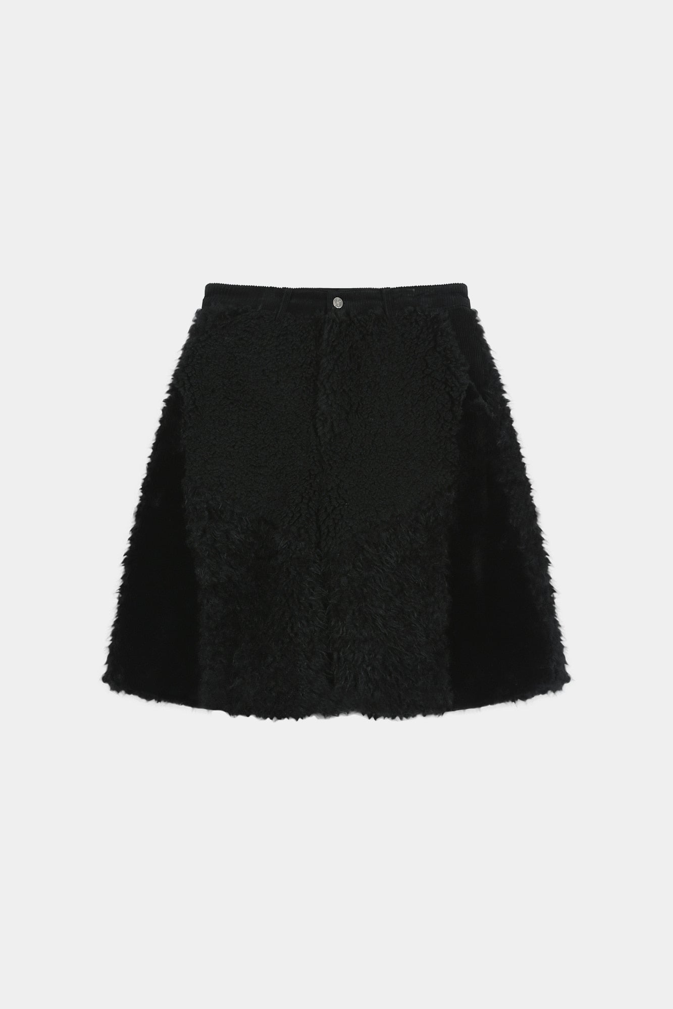 Andersson Bell - Kenley Faux Fur Patchwork Shorts (black) (Black) product image 9 | TRAB K-Fashion Australia