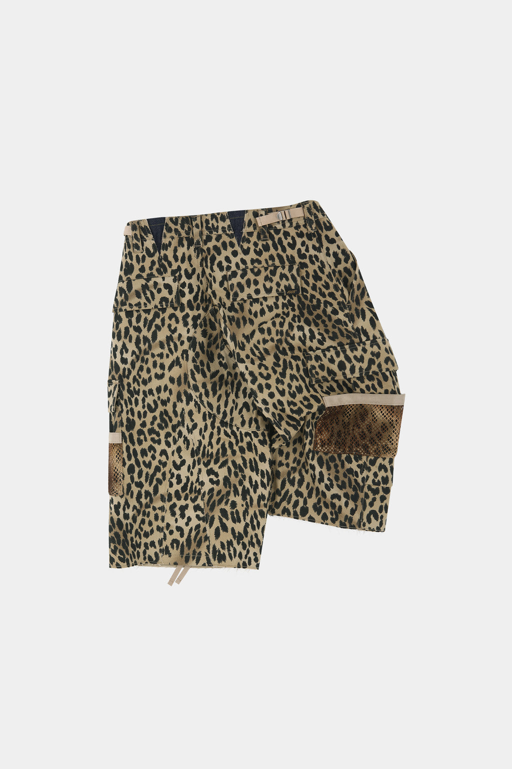 Andersson Bell - Depot Leopard Cargo Shorts (Beige) product image 10 | TRAB K-Fashion Australia