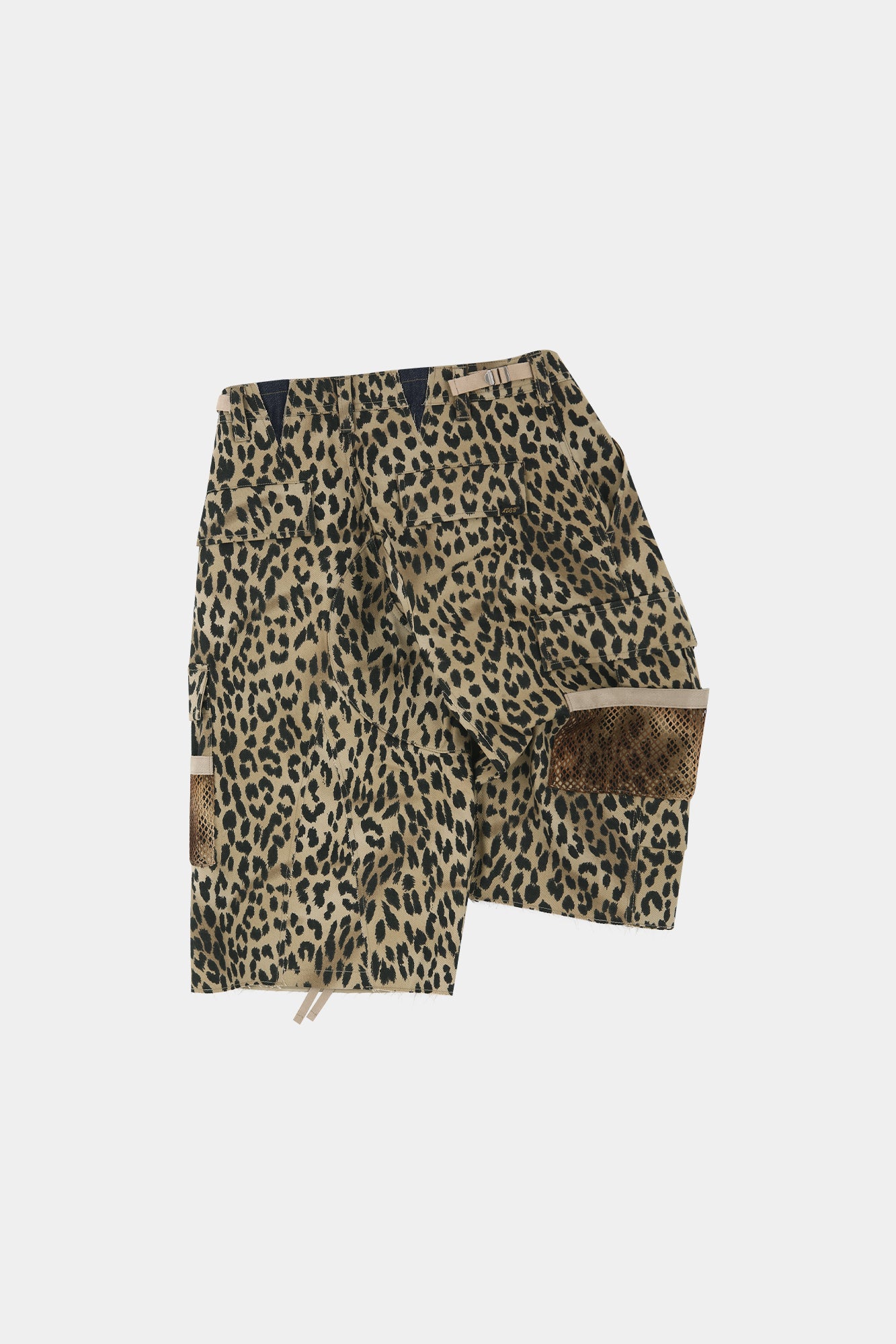 Andersson Bell - Depot Leopard Cargo Shorts (Beige) product image 10 | TRAB K-Fashion Australia