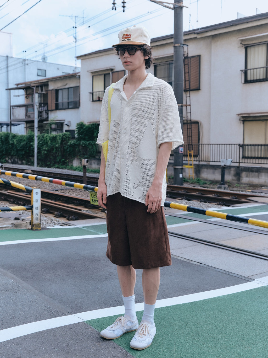 Stu - Graphic Knit Shirt (Cream) product image 2 | TRAB K-Fashion Australia