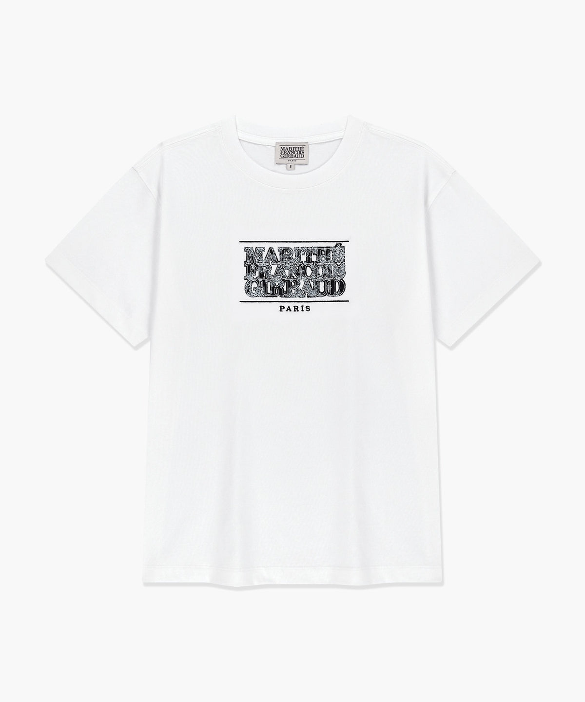 Marithe & Francois Girbaud - Bandana Classic Logo Tee (White) product image 1 | TRAB K-Fashion Australia