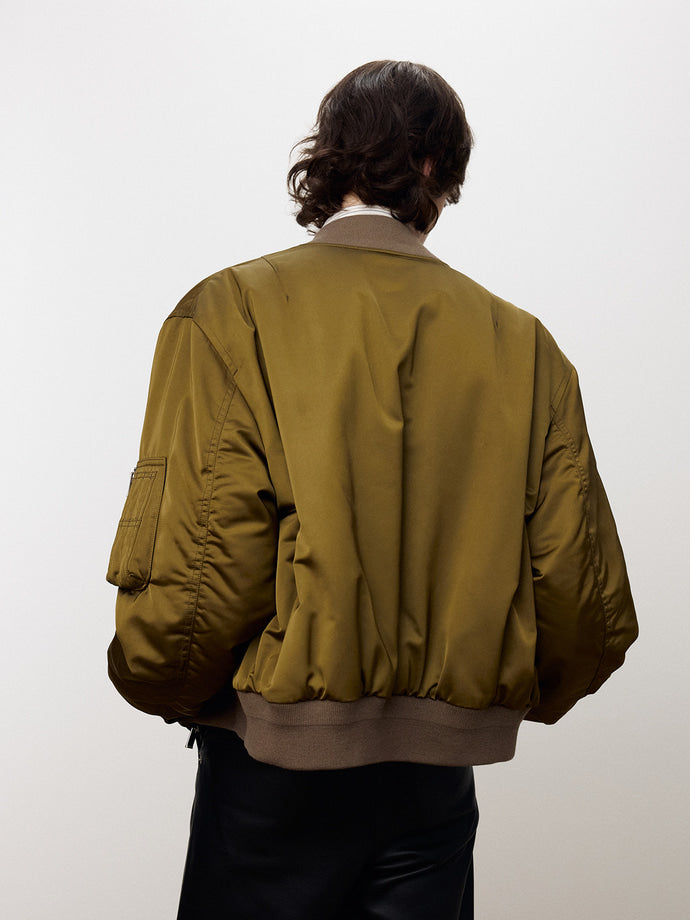 Tonywack - Nylon Bomber Jacket (Olive Gold) product image 7 | TRAB K-Fashion Australia