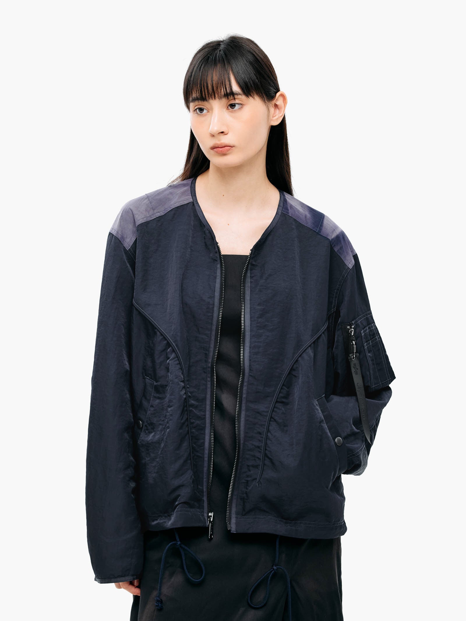 Jiyong Kim - Sun-Bleached Liner Jacket (Navy) product image 5 | TRAB K-Fashion Australia