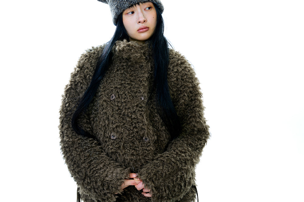 Coyseio - Hairy Fur Jacket (Brown) product image 8 | TRAB K-Fashion Australia