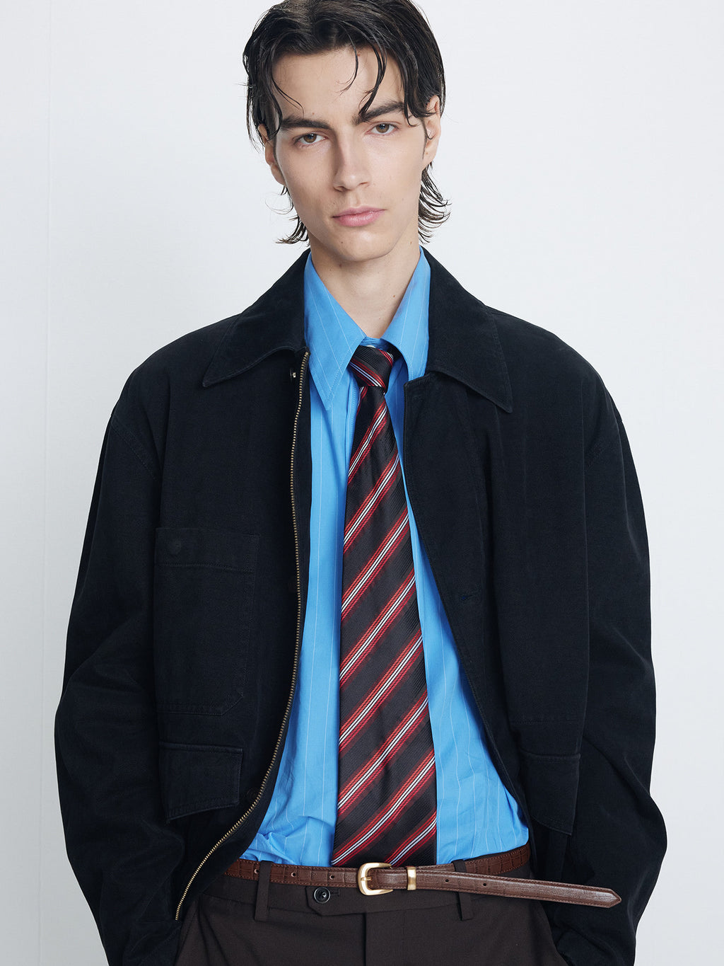 Tonywack - Brushed Cotton Barn Jacket (Black) product image 4 | TRAB K-Fashion Australia