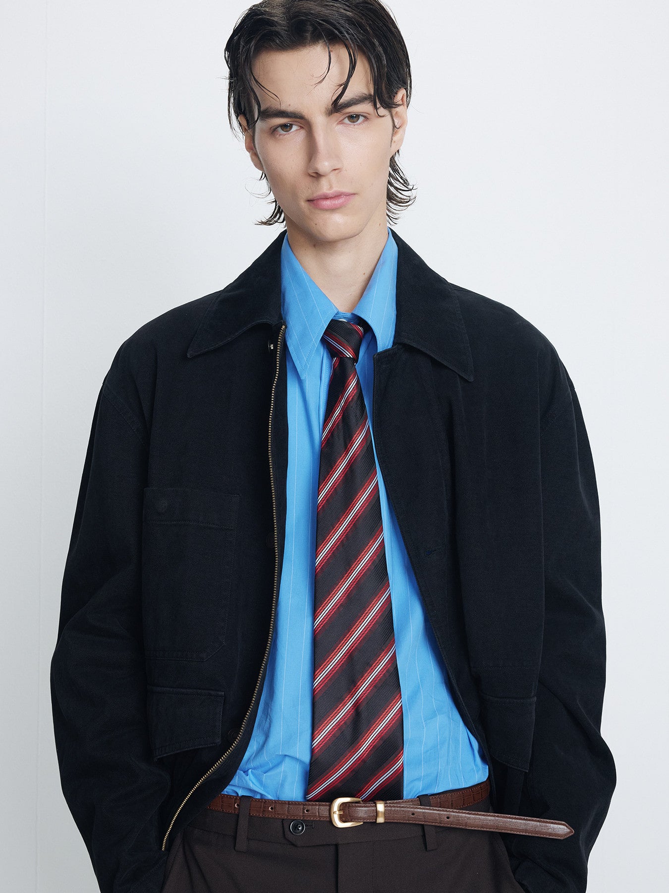 Tonywack - Brushed Cotton Barn Jacket (Black) product image 4 | TRAB K-Fashion Australia