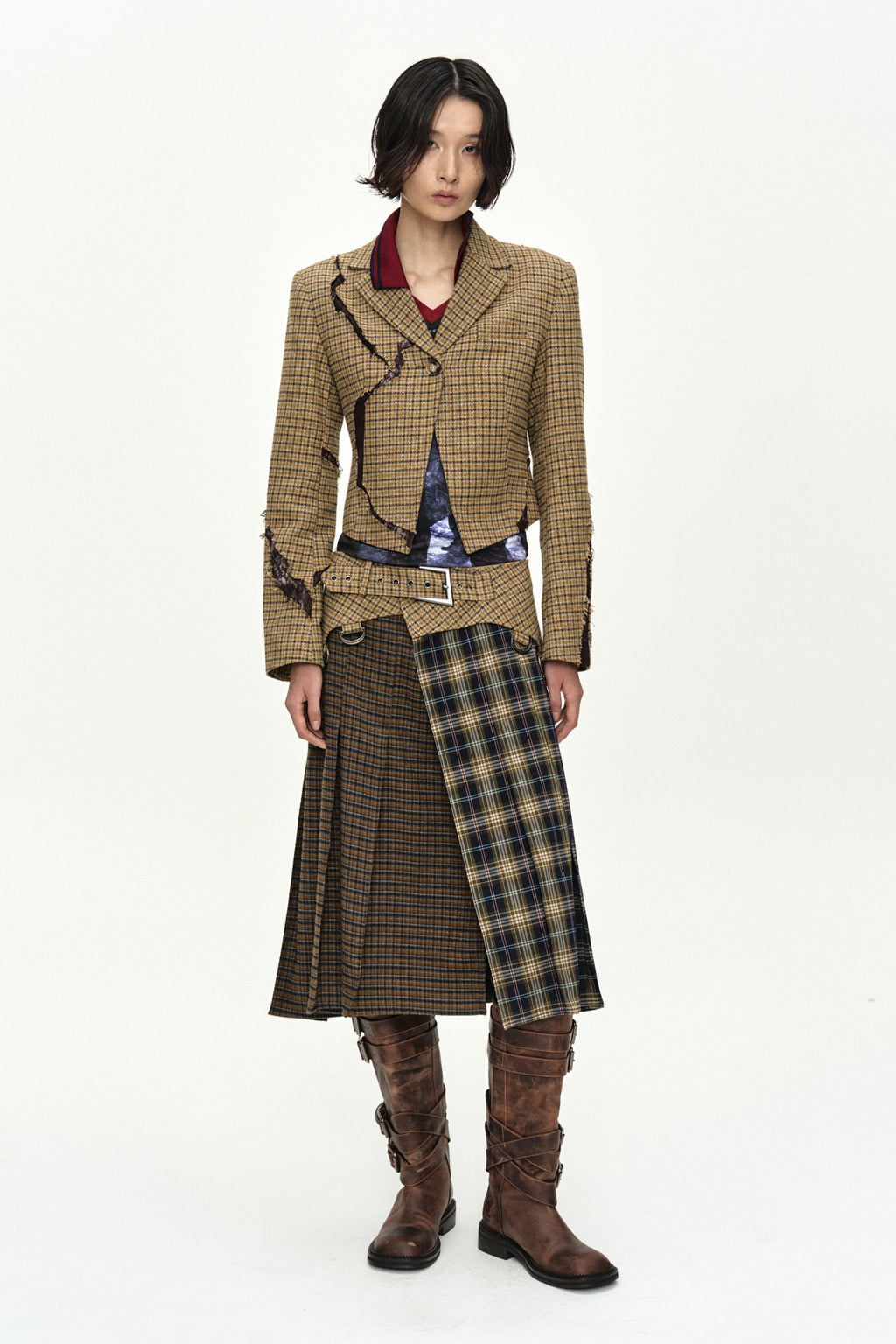Andersson Bell - Lace Cut-Out Blazer (Beige) product image 7 | TRAB K-Fashion Australia
