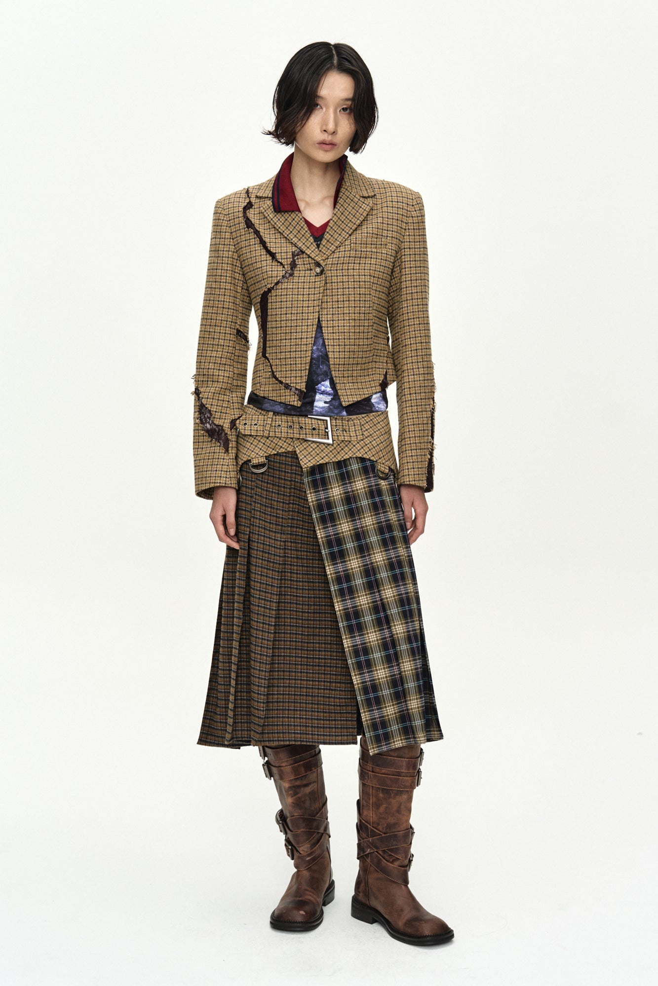 Andersson Bell - Lace Cut-Out Blazer (Beige) product image 7 | TRAB K-Fashion Australia