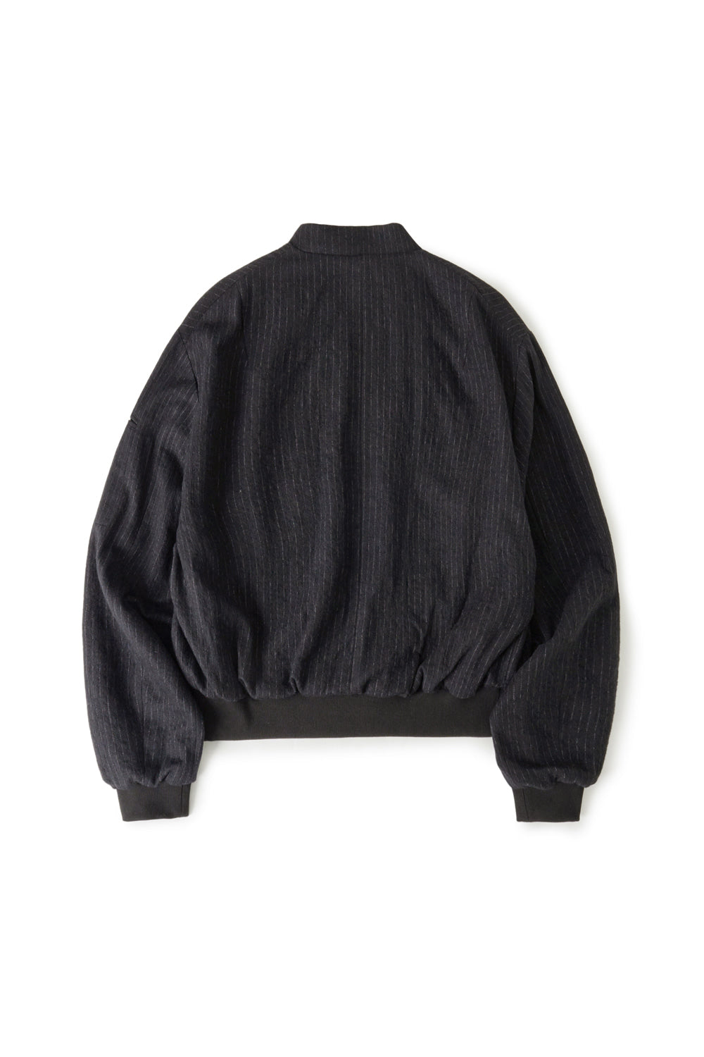 Hatchingroom - Hairy Bomber Jacket Stripe (Black) product image 2 | TRAB K-Fashion Australia