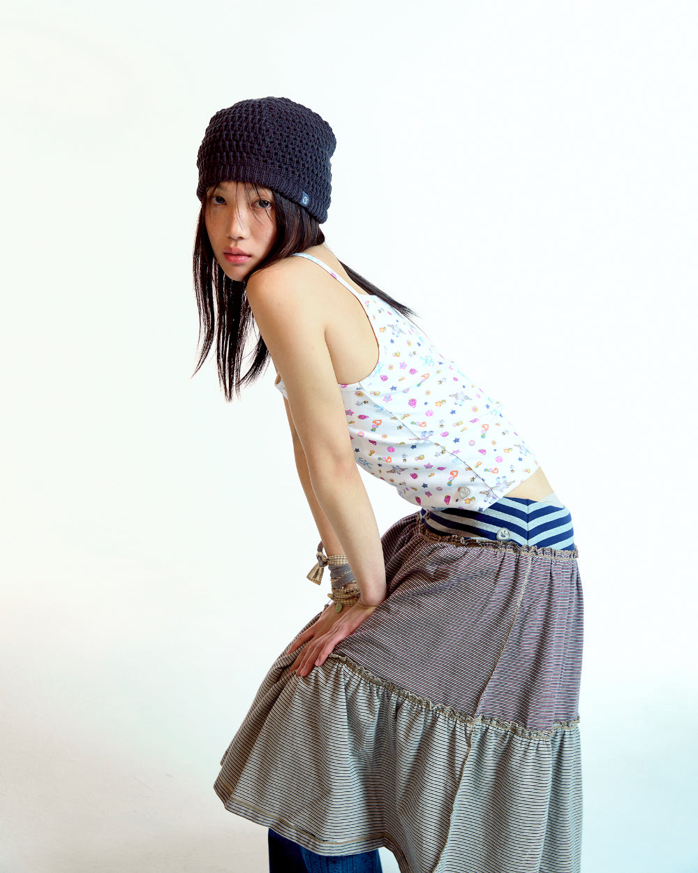 Coyseio - Ema Tiny Friends Sleeveless (White) product image 3 | TRAB K-Fashion Australia