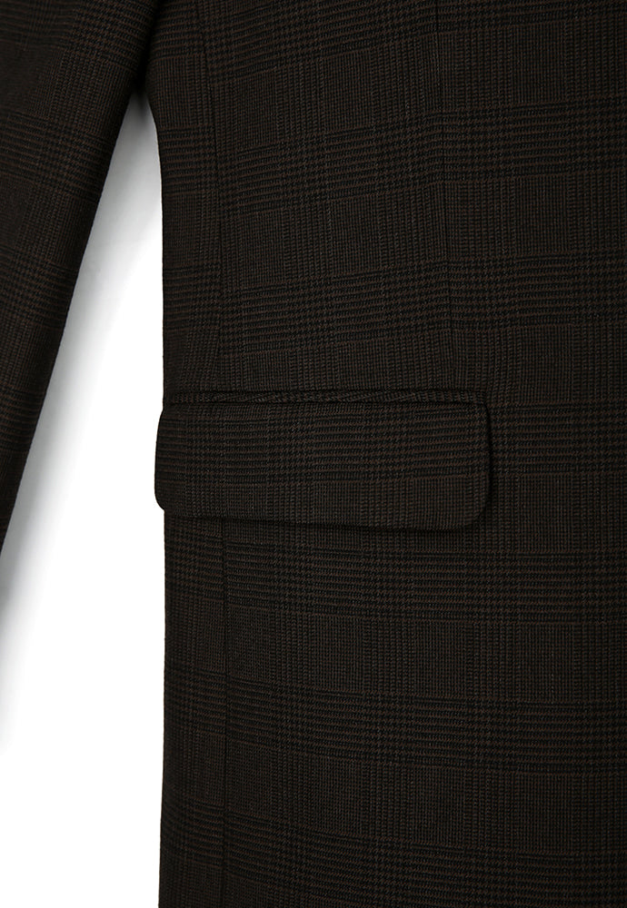 Tonywack - Signature 2-Button Blazer (Dark Brown Check) product image 11 | TRAB K-Fashion Australia