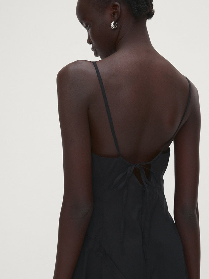 Tonywack - Light Cotton Strap Dress (Black) product image 1 | TRAB K-Fashion Australia