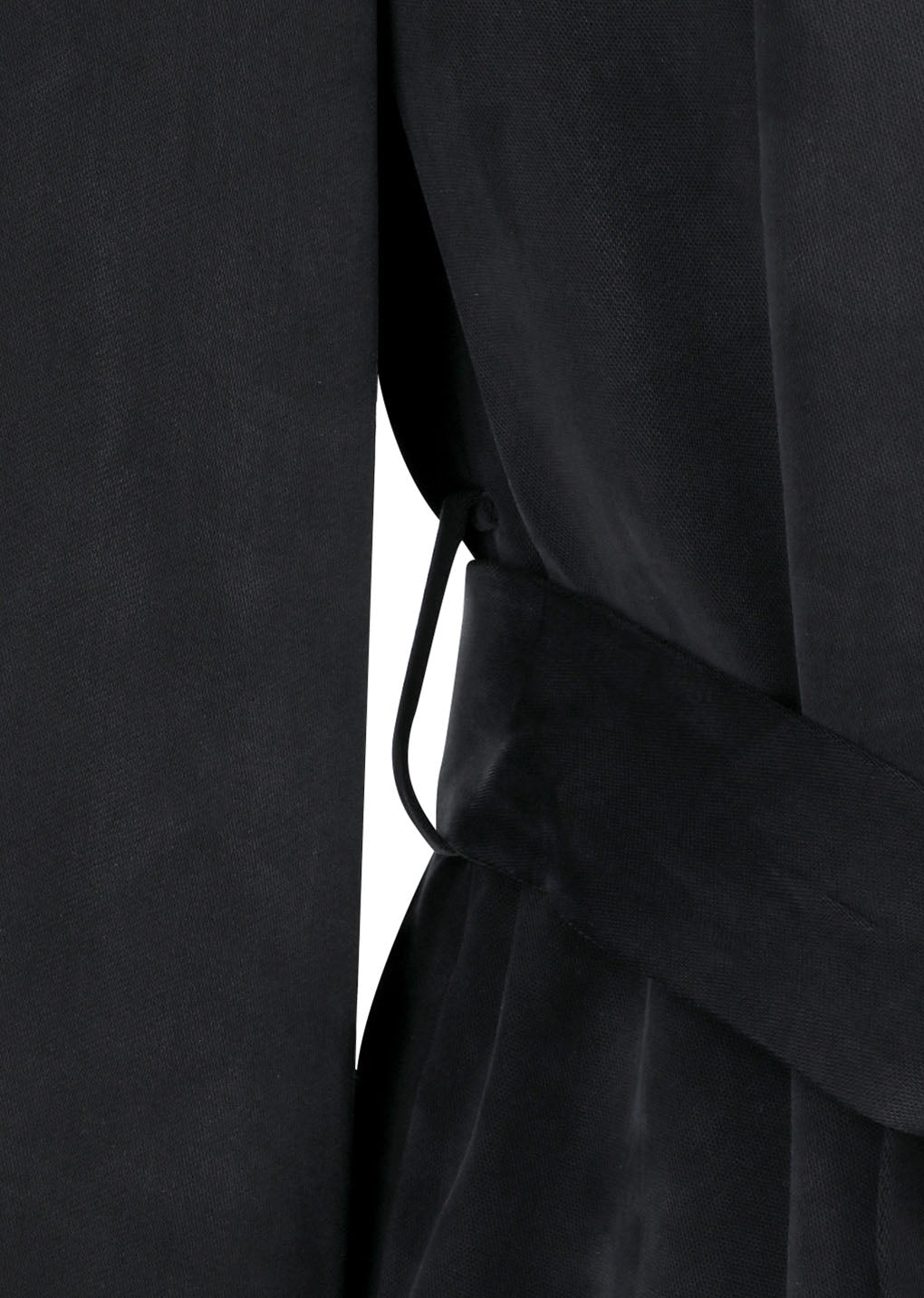 Amomento - Cupro Oversize Trench Coat (Black) product image 14 | TRAB K-Fashion Australia