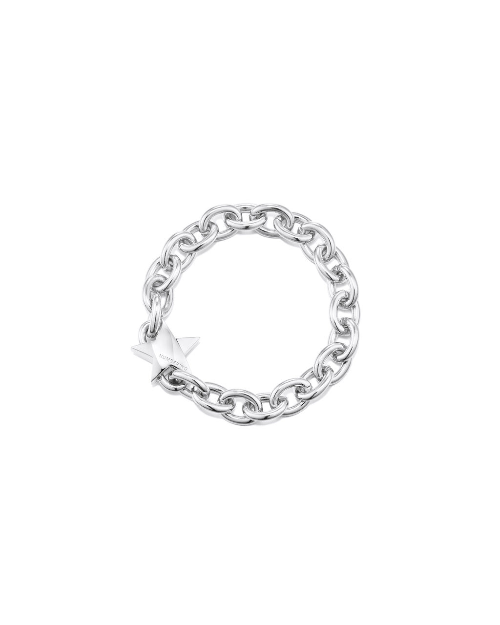 Numbering - Star Clasp Oval Chain Bracelet #5928 product image 4 | TRAB K-Fashion Australia