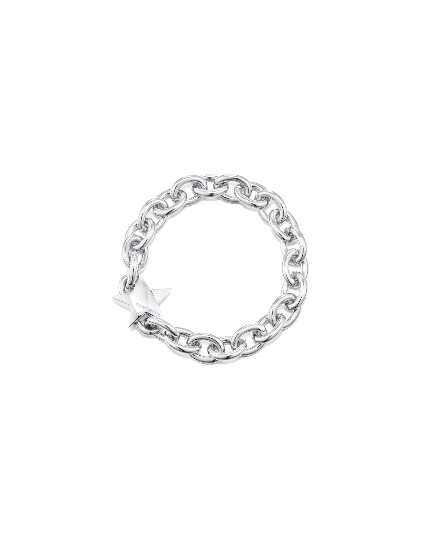 Numbering - Star Clasp Oval Chain Bracelet #5928 product image 4 | TRAB K-Fashion Australia