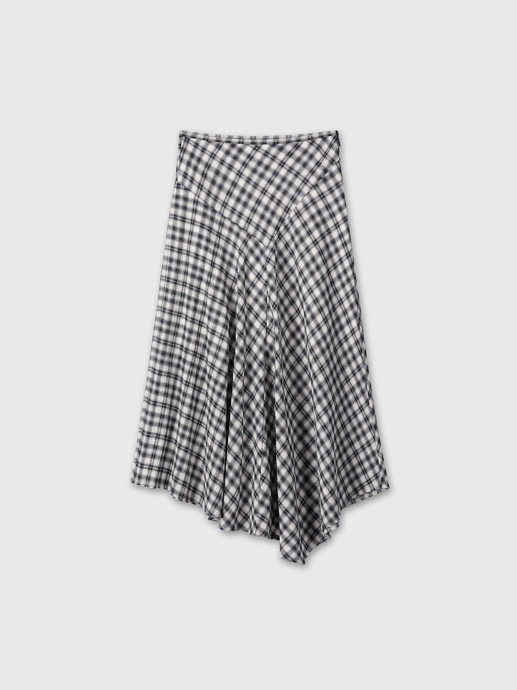 Tonywack - Cotton Check Patchwork Skirt (Black Check) product image 11 | TRAB K-Fashion Australia