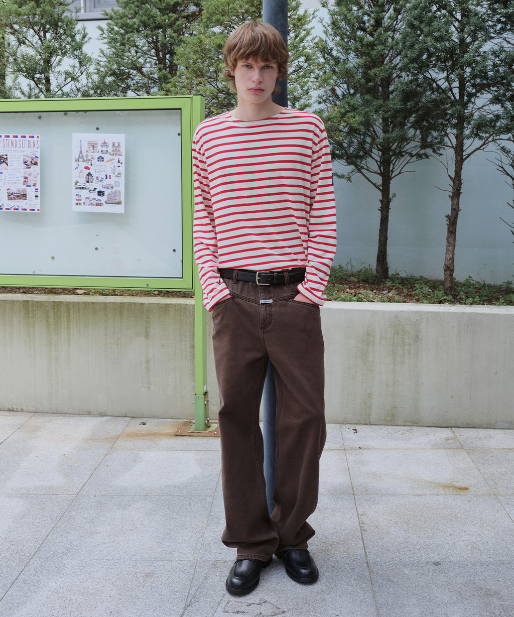 Marithe & Francois Girbaud - Marithe X Saint James Minquiers 18 Long Sleeve (Cream) product image 3 | TRAB K-Fashion Australia