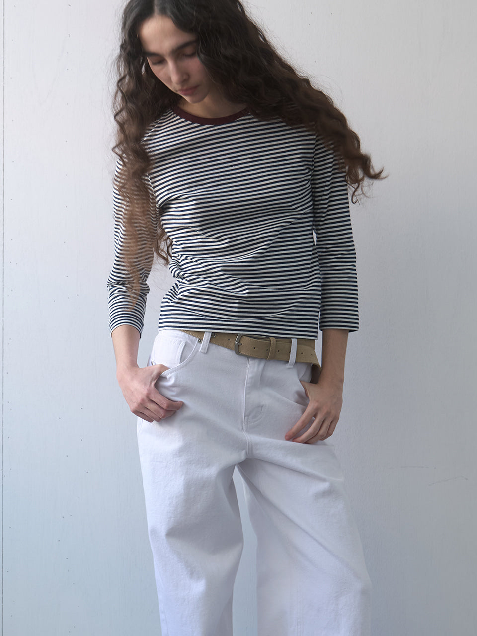 Kijun - Daily Essential Jeans (Off-White) product image 3 | TRAB K-Fashion Australia