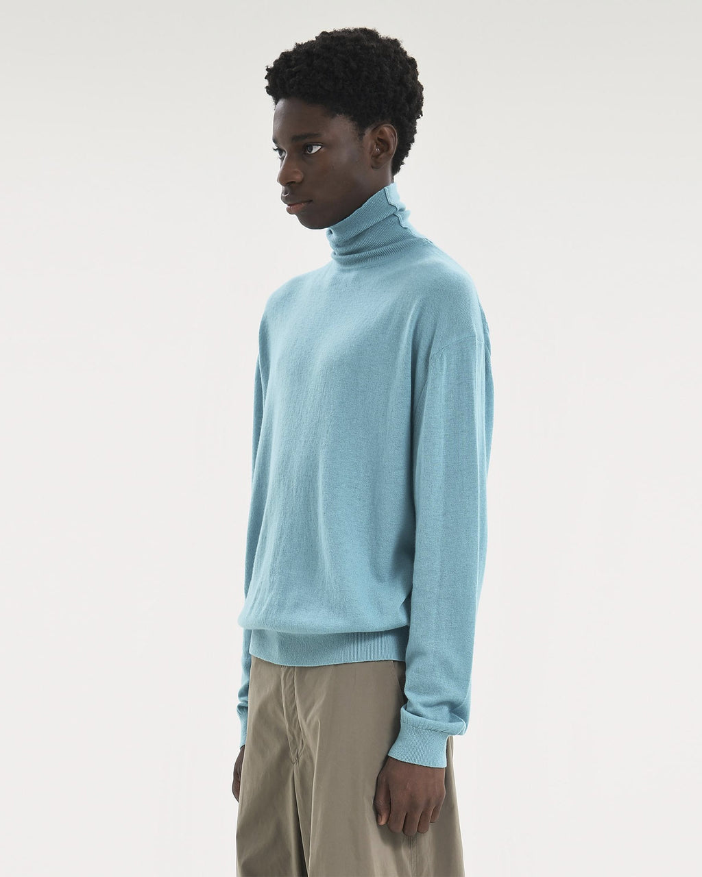 Brownyard - Merino Wool Turtle Neck Knit (Mint) product image 3 | TRAB K-Fashion Australia