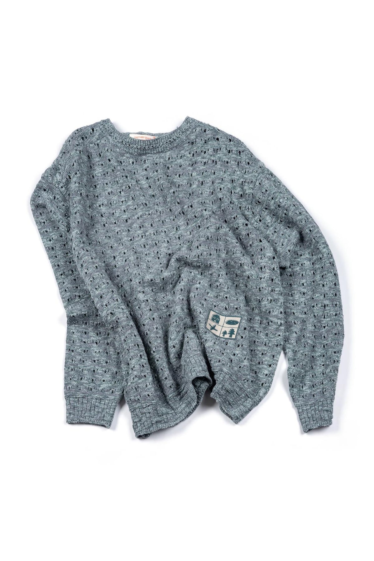 Ioedle - Window View Mesh Knit Blue (Green) product image 1 | TRAB K-Fashion Australia