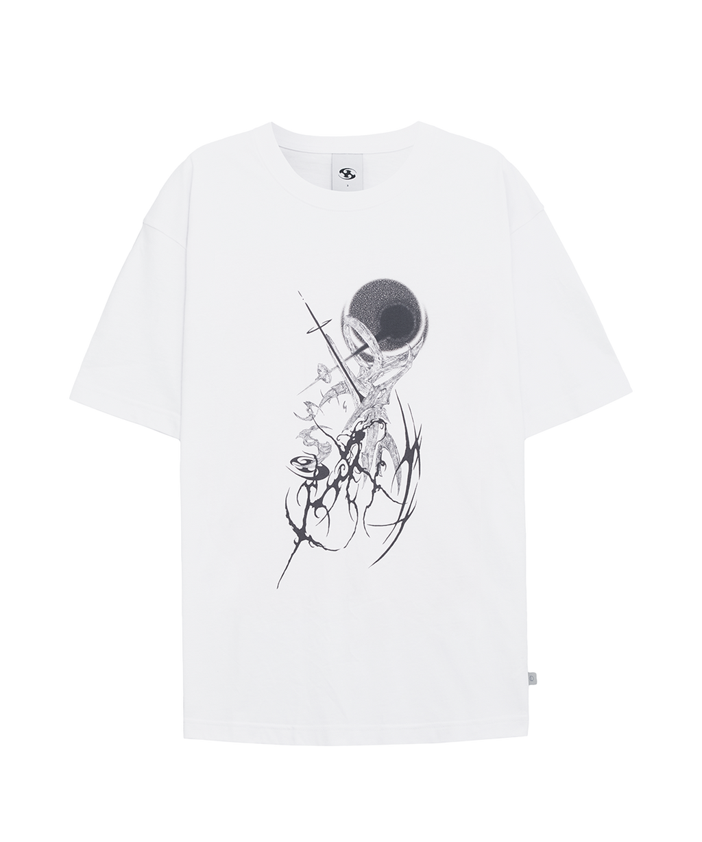 San San Gear - Aphelios T-Shirt (White) product image 6 | TRAB K-Fashion Australia