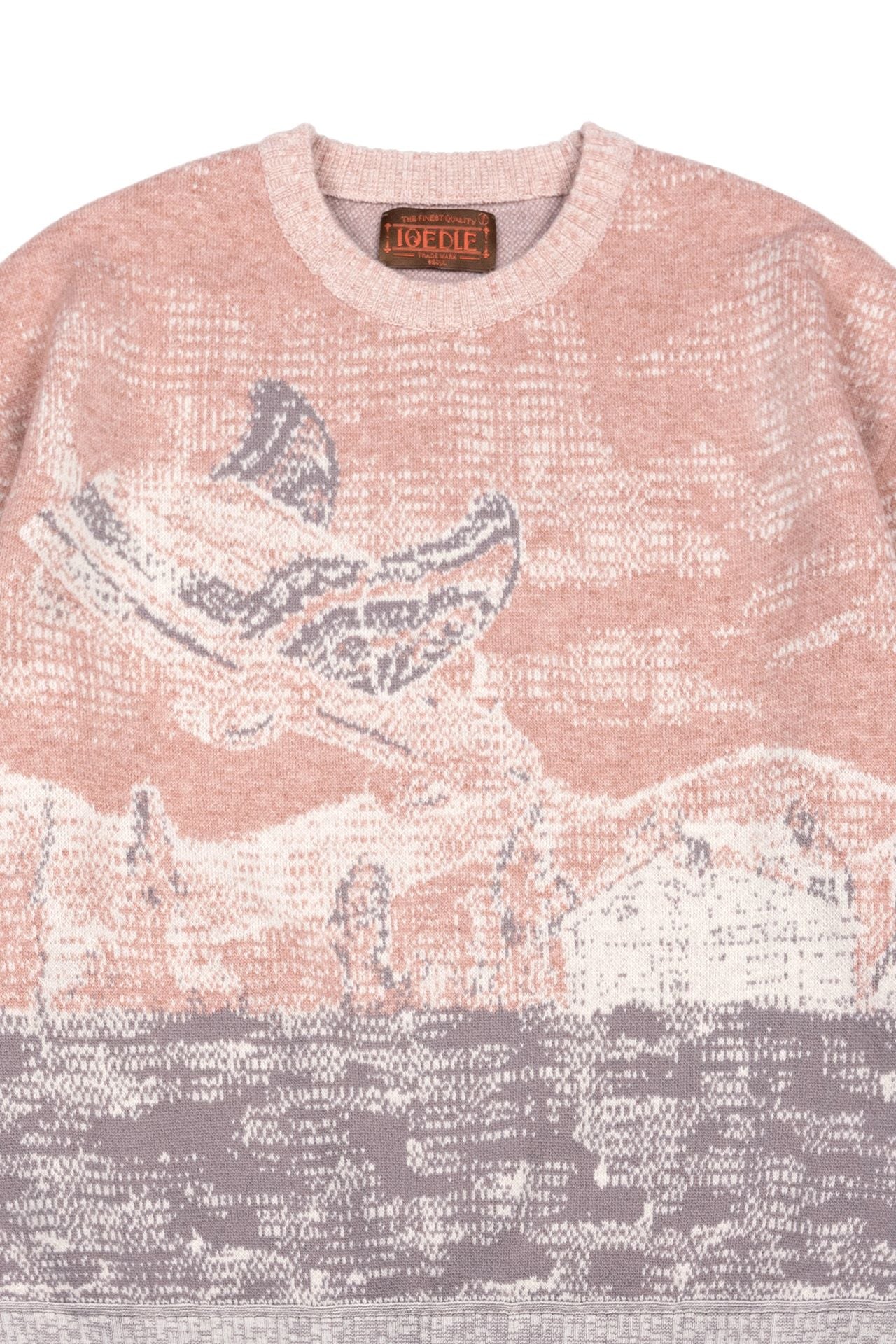 Ioedle - Night Guide Jacquard Knit (Pink) product image 4 | TRAB K-Fashion Australia