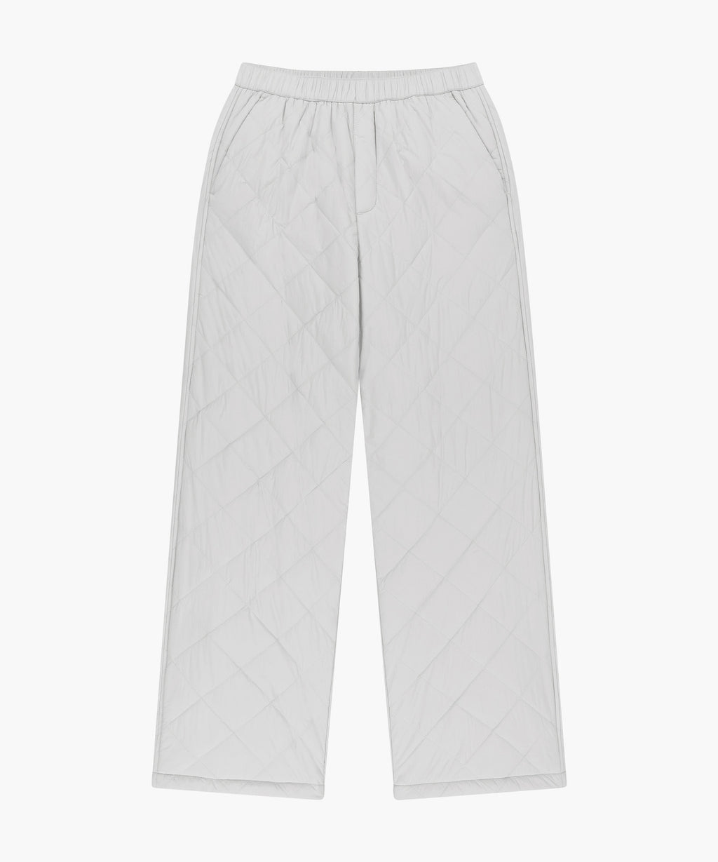 Marithe & Francois Girbaud - Woven Quilted Pants (Light Gray) product image 6 | TRAB K-Fashion Australia