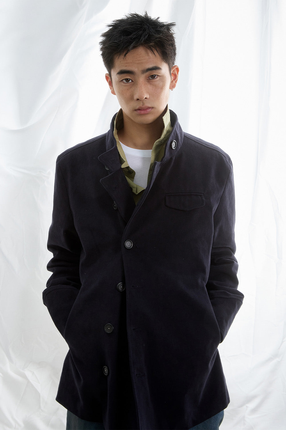 Hatchingroom - Fencing Coat (Dark Navy) product image 12 | TRAB K-Fashion Australia