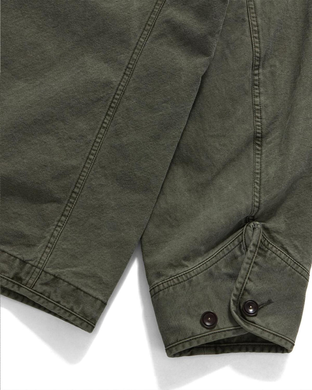 Eastlogue - Wanderer Chore Jacket (Olive Dyeing Linen) product image 13 | TRAB K-Fashion Australia