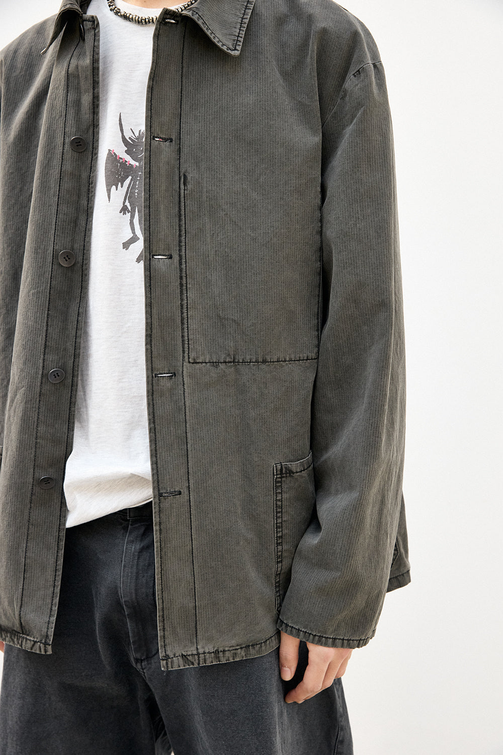 Hatchingroom - Chore Jacket (Charcoal) product image 16 | TRAB K-Fashion Australia