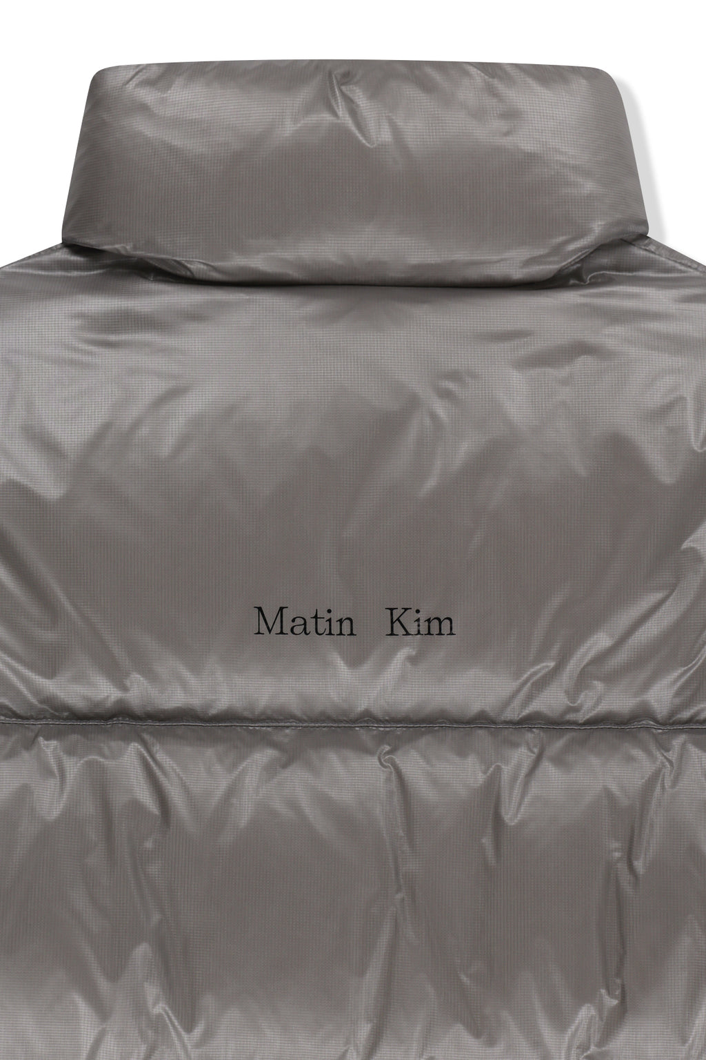 Matin Kim - Icon Logo Down Jumper (Light Grey) product image 6 | TRAB K-Fashion Australia