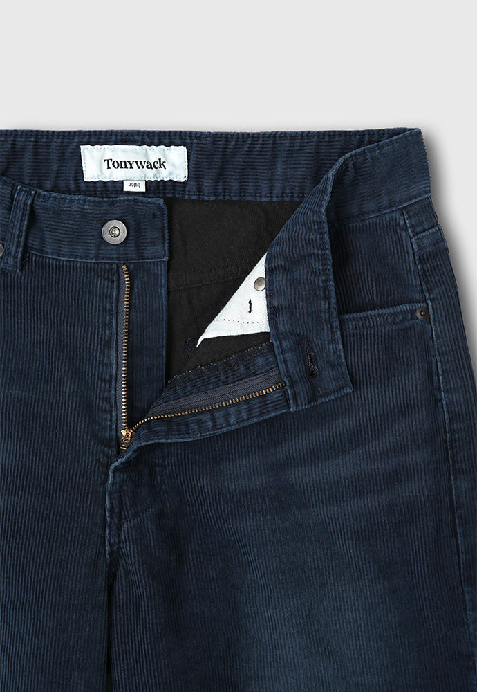 Tonywack - Indigo Garment-Dyed Straight Cut Corduroy Pants (Faded Indigo) product image 10 | TRAB K-Fashion Australia