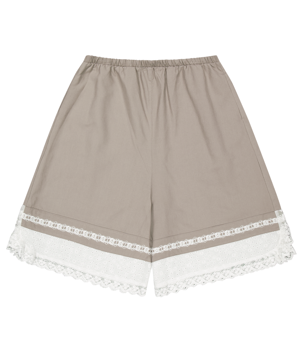 Coyseio - Lace Shorts Cocoa product image 1 | TRAB K-Fashion Australia