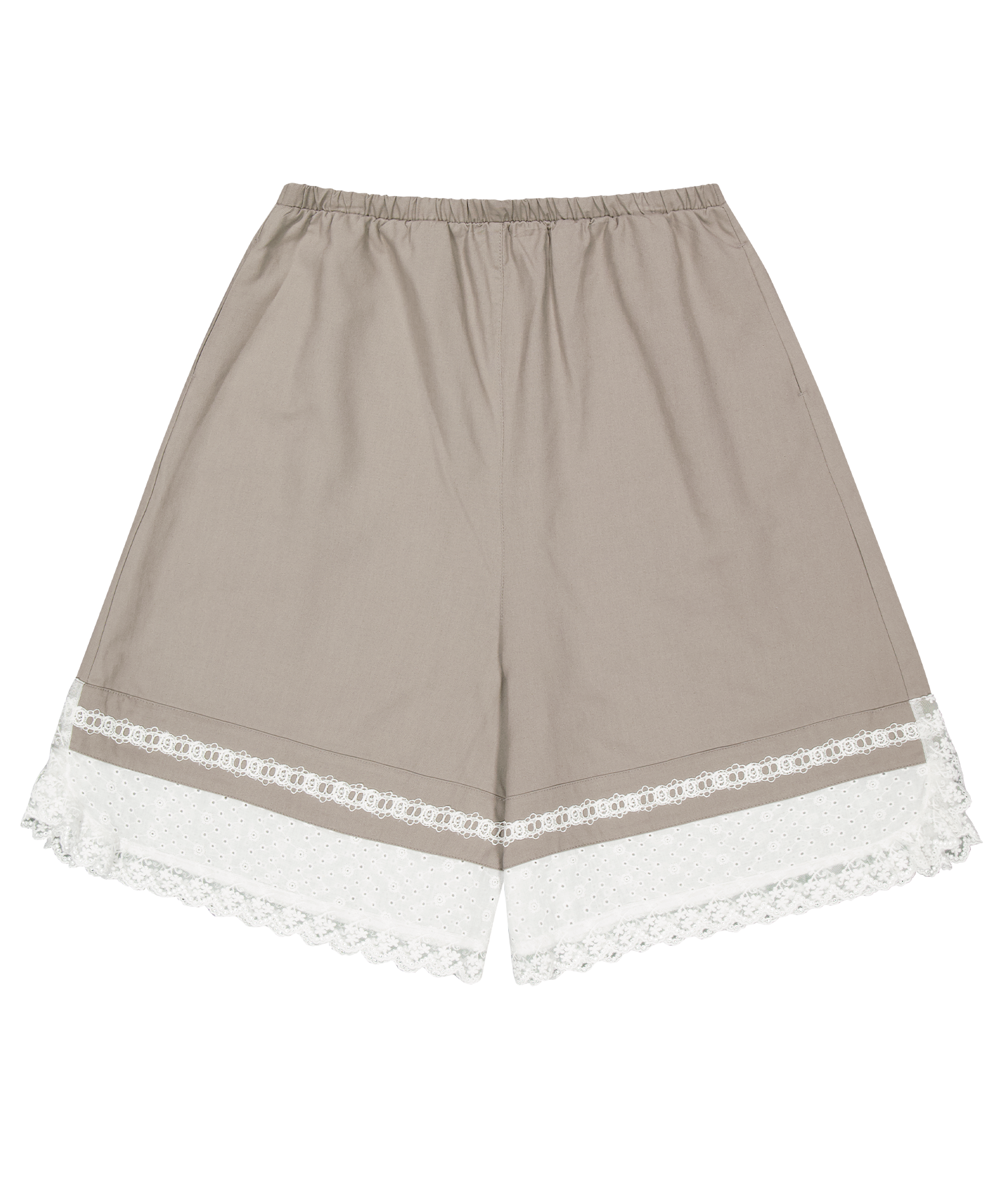 Coyseio - Lace Shorts Cocoa product image 1 | TRAB K-Fashion Australia