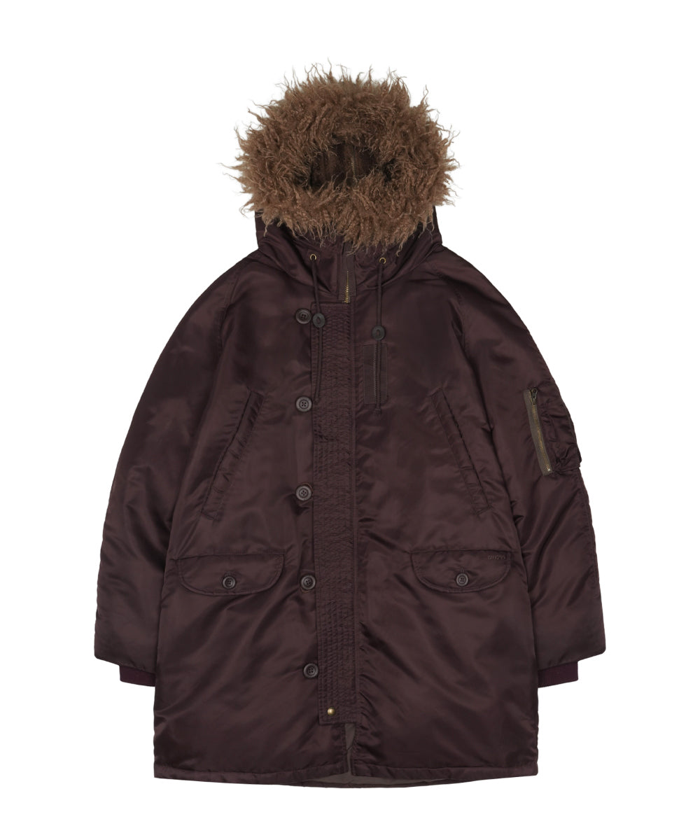 Coyseio - Hooded Field Down Jacket (Wine) product image 13 | TRAB K-Fashion Australia