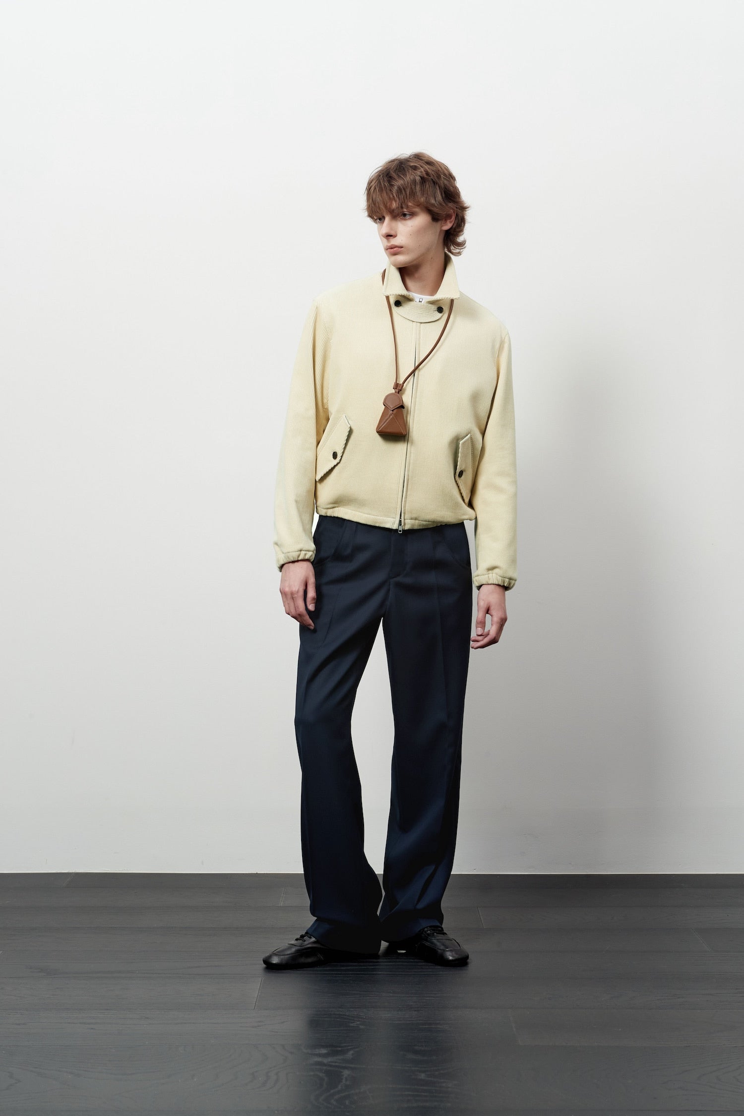 STU - Strap Corduroy Jacket (Ivory) product image 5 | TRAB K-Fashion Australia