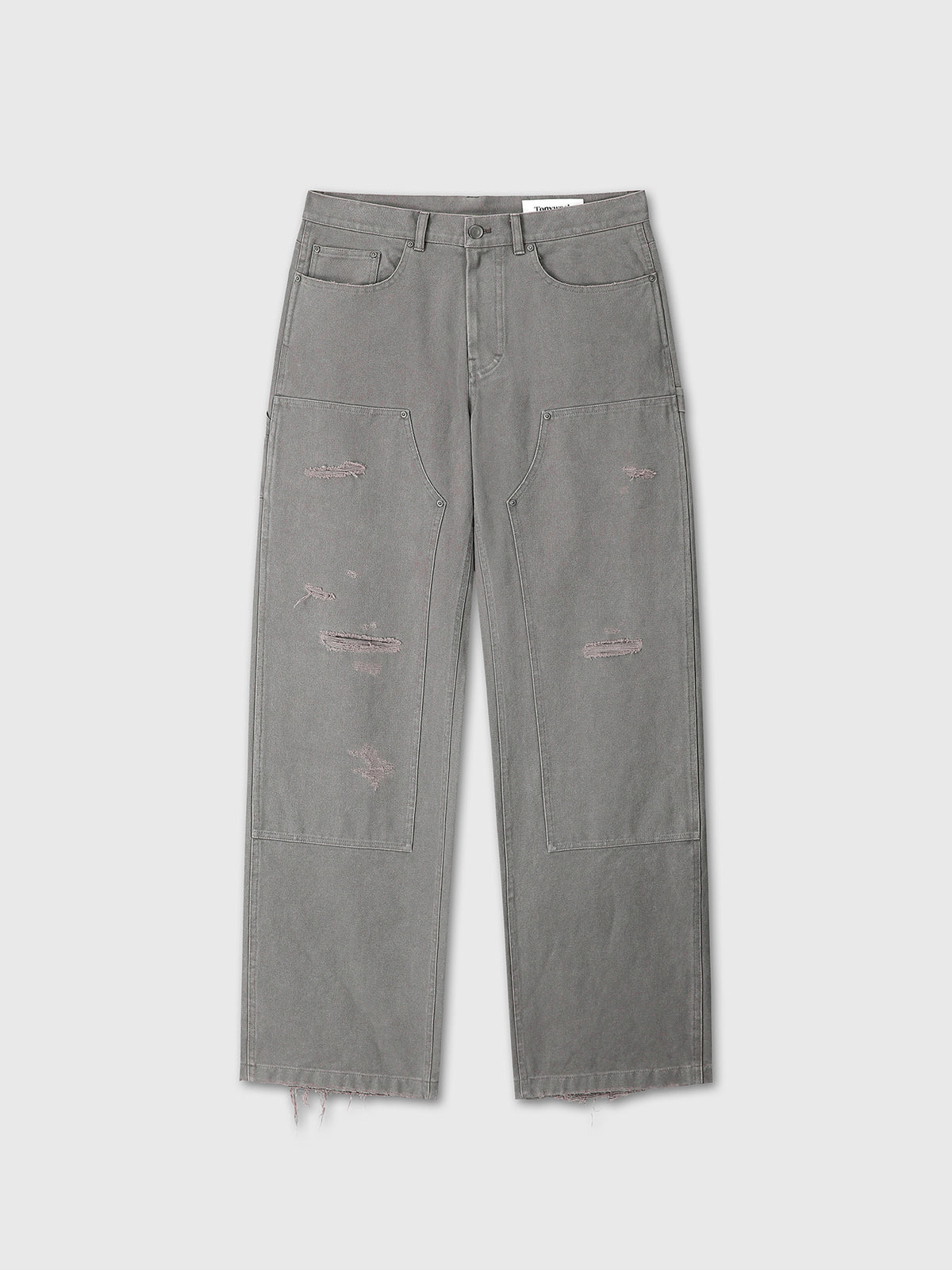 Tonywack - Grain Canvas Distressed Work Pants (Clay) product image 8 | TRAB K-Fashion Australia