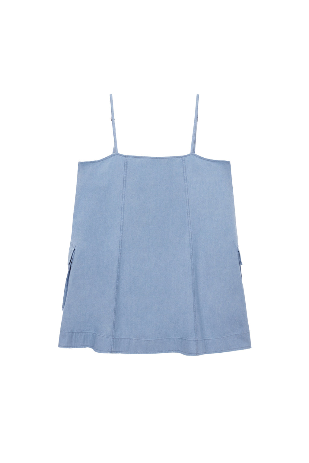 Matin Kim - Cargo Slip Mini Dress (Sky) product image 2 | TRAB K-Fashion Australia