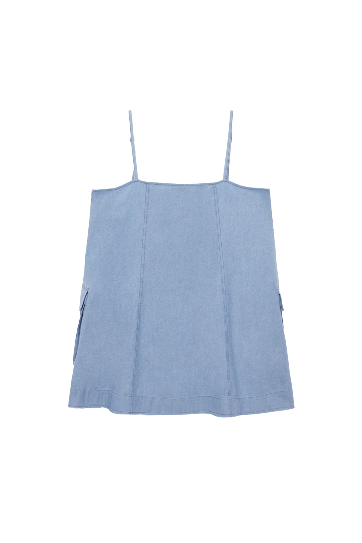 Matin Kim - Cargo Slip Mini Dress (Sky) product image 2 | TRAB K-Fashion Australia
