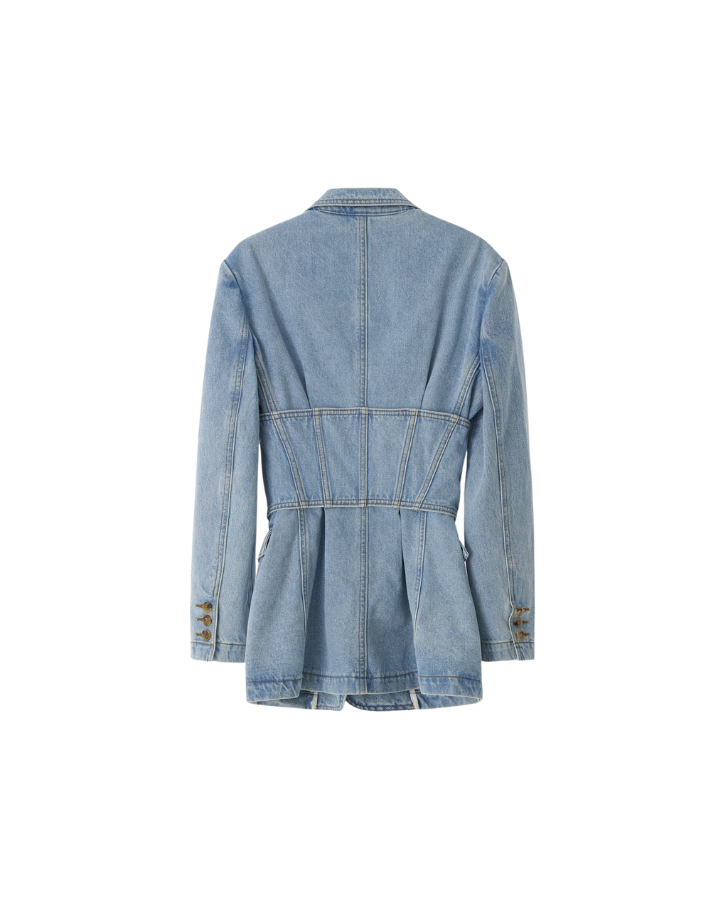 Kimhe Kim - Three Buttons Corset Single Jacket (Sky Blue) product image 4 | TRAB K-Fashion Australia