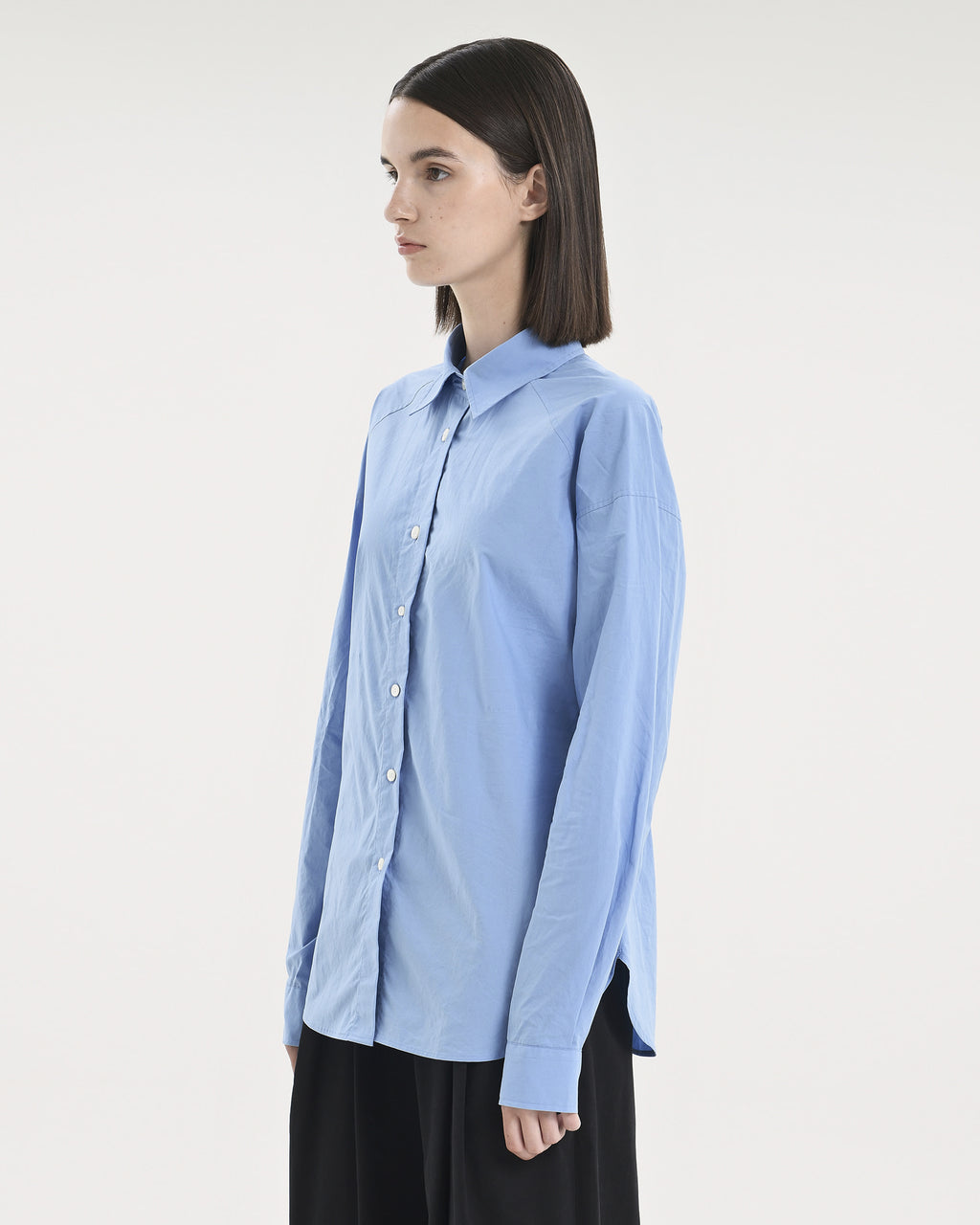 Brownyard - Line Shirt (Sax Blue) product image 2 | TRAB K-Fashion Australia